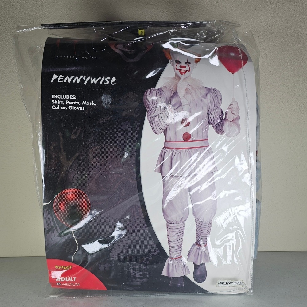 New Adult Pennywise Costume The Signature Collection - It: Chapter Two Sz Medium